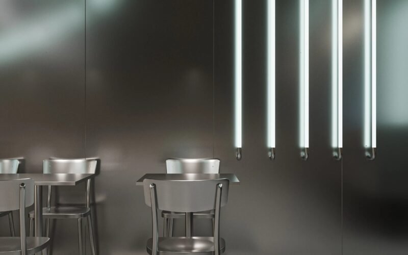 Projeto Comercial: Bits Burgers (Estilo Industrial Urbano)