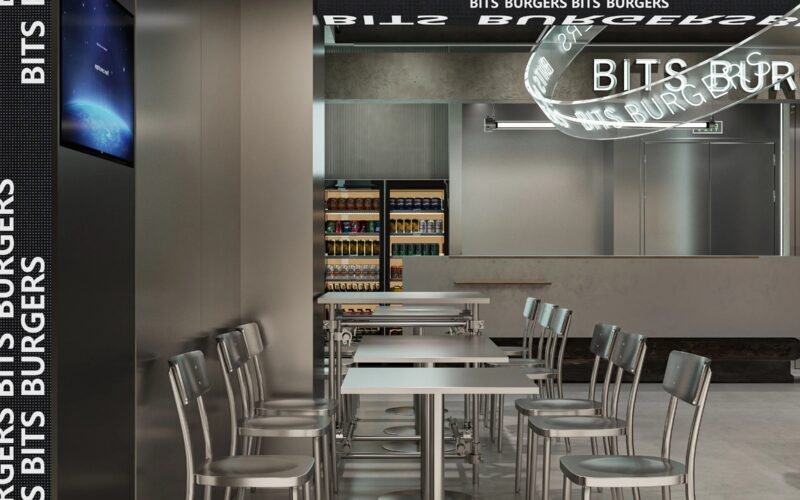 Projeto Comercial: Bits Burgers (Estilo Industrial Urbano)