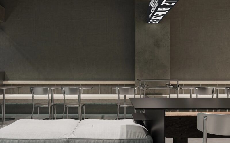 Projeto Comercial: Bits Burgers (Estilo Industrial Urbano)