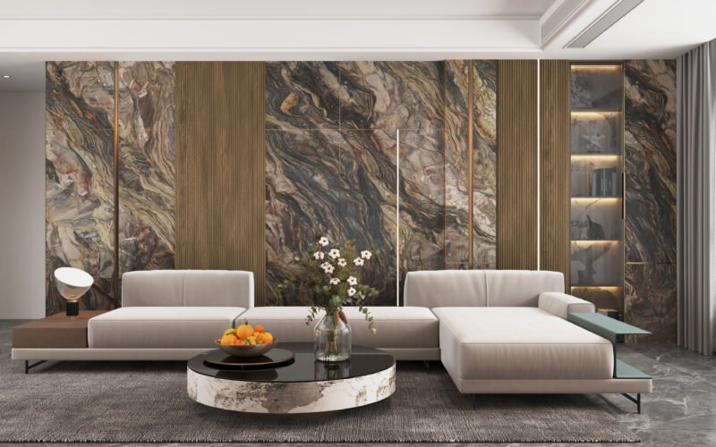 Painel de Parede – Textura de Pedra
