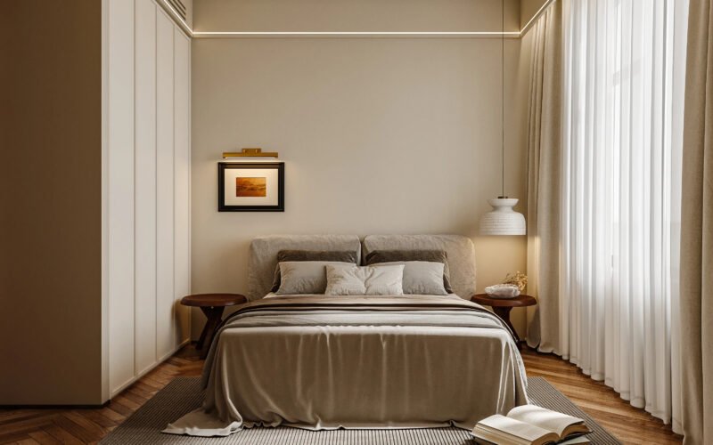 Projeto Residencial: Apartamento Urbano Contemporâneo com Painéis de Parede WPC Multifacetados